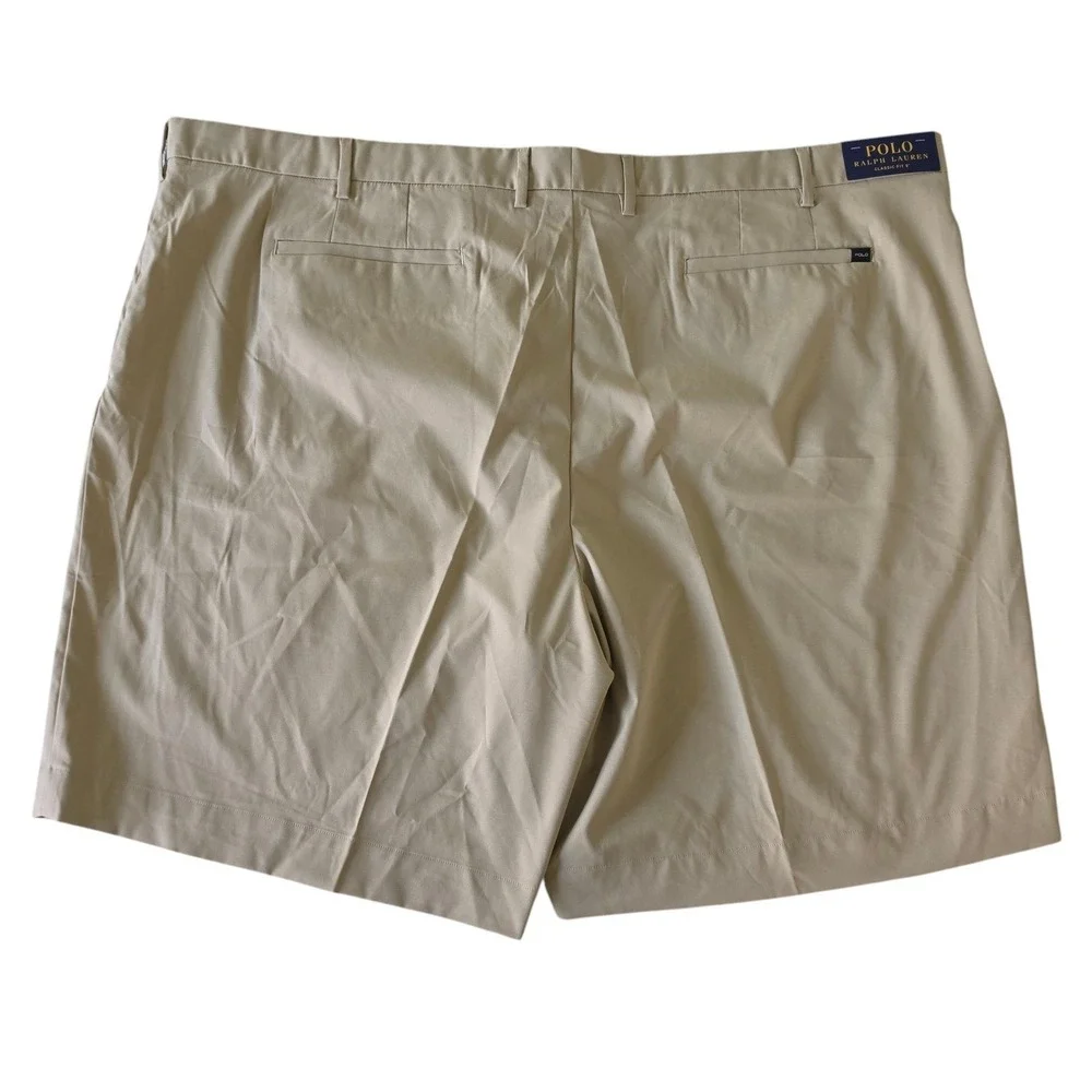 Polo Ralph Lauren Mens Performance‎ Shorts Khaki Tan Classic Fit 9